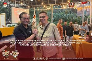 Risky Pogaga Dengar Langsung Arahan KPU RI Saat FGD Pilkada Ramah Lingkungan