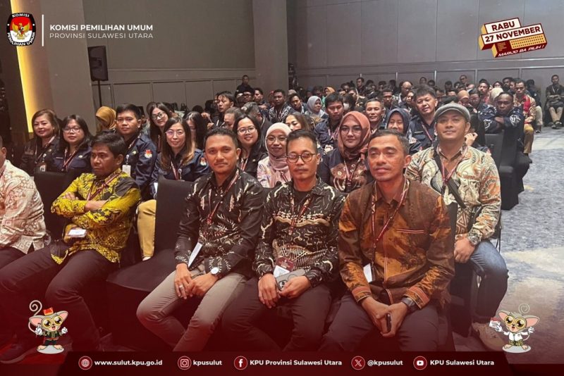 KPU Sulut Hadiri Rakornas Divisi Sosdiklih dan Parmas di Surabaya