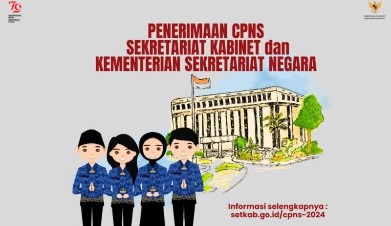 Seleksi CPNS 2024: Setkab dan Kemensetneg Buka 426 Formasi