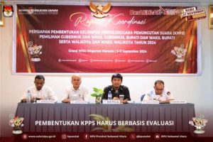 KPU Sulut Gelar Rakor Persiapan Pembentukan KPPS