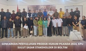 KPU Sulut Gelar Penyuluhan Produk Hukum di Boltim dan Kotamobagu