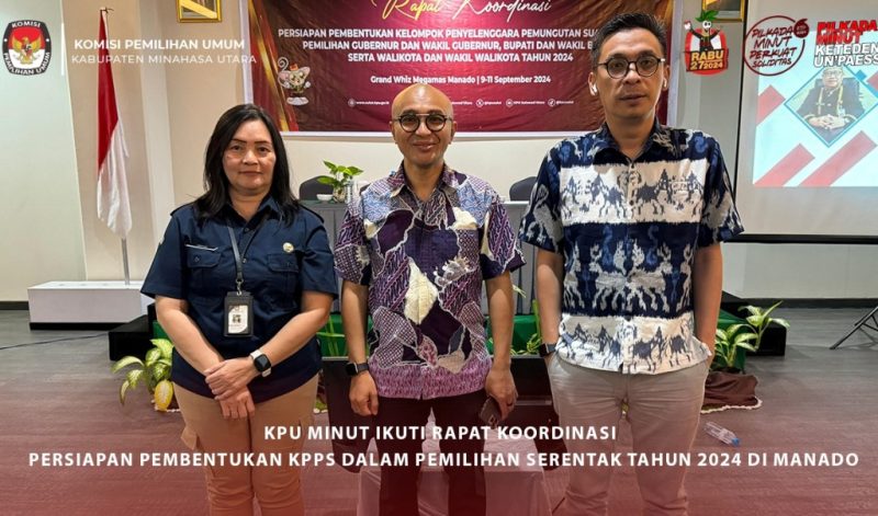 KPU Minut Rekrut KPPS Berintegritas untuk Sukseskan Pilkada 2024