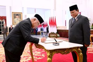 Presiden Prabowo Lantik Eks Menteri PUPR Jabat Kepala OIKN