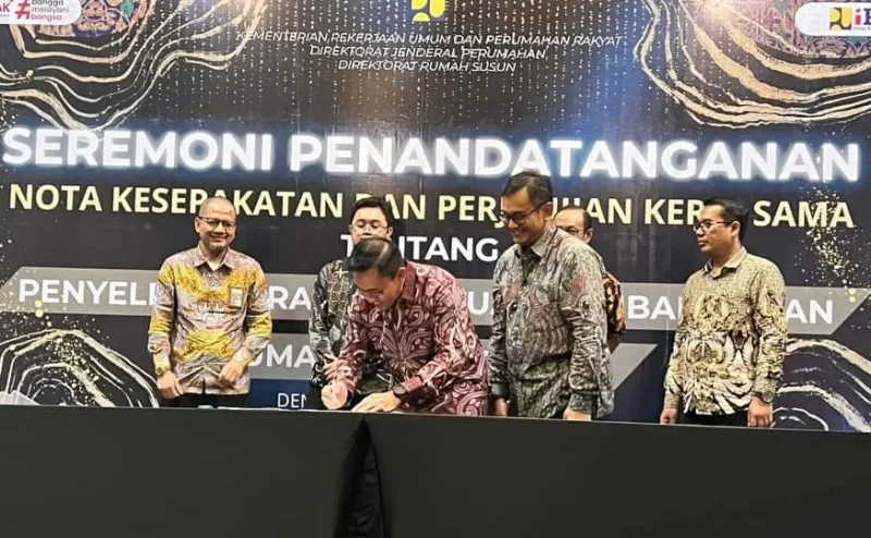 Tandatangani Nota Kesepakatan Pembangunan Rumah Susun, Pemkot Manado Percepat Penyediaan Hunian Layak