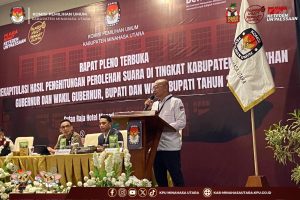 Proses Rekapitulasi Pilkada Minahasa Utara Berjalan Lancar dan Kondusif