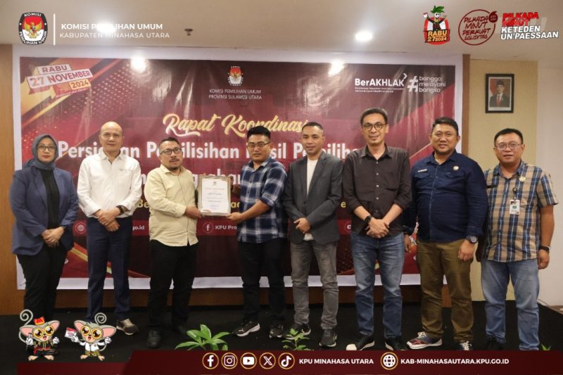 KPU Minut Raih Penghargaan Terbaik ke-2 Sebagai Anggota JDIH