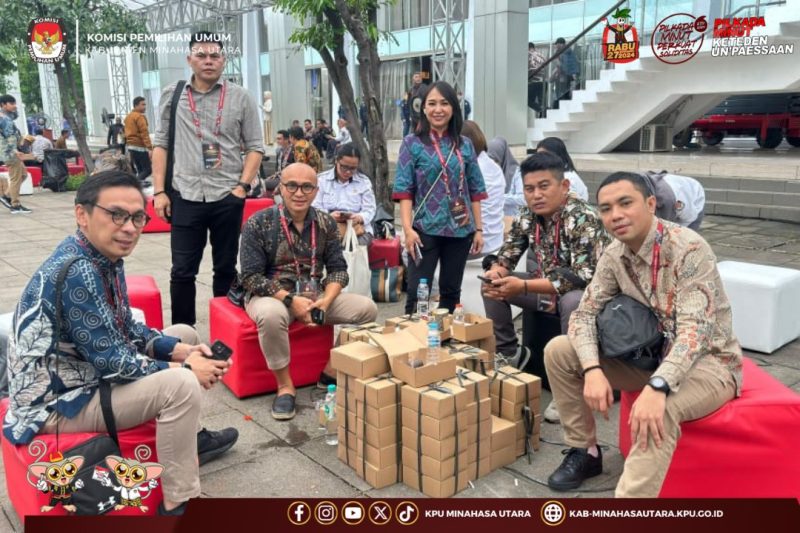 KPU Minut Hadiri Rapat Konsolidasi Nasional Evaluasi Pemilu dan Pilkada 2024