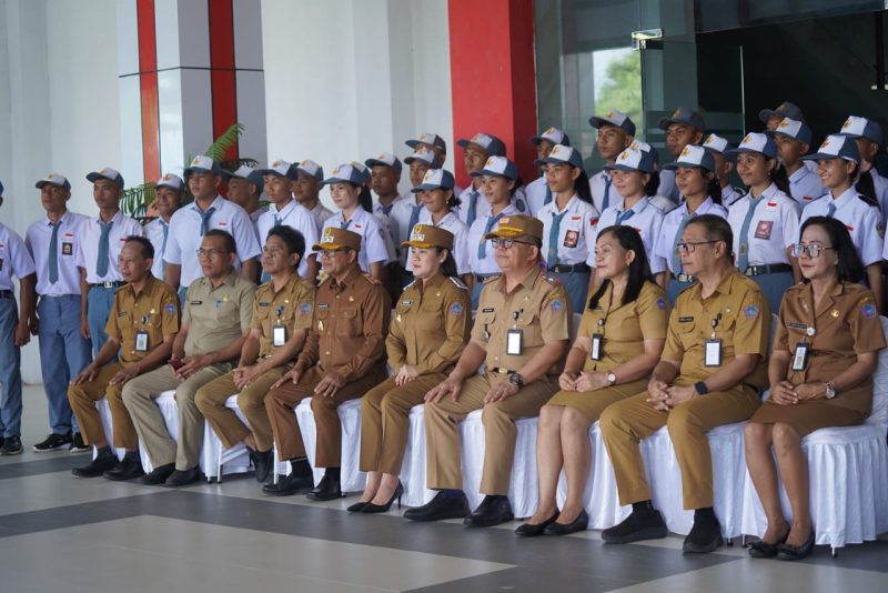 Seleksi Paskibraka Sitaro Dimulai, Bupati Chyntia Kalangit Tekankan Semangat Patriotisme