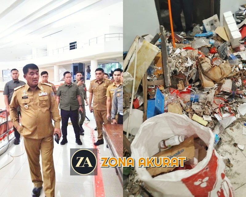 Hujan Deras, Gubernur YSK Temukan Sampah Menumpuk dan Kantor Bocor Saat Sidak