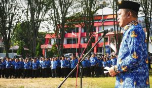 Apel Pasca Lebaran, Wawali Richard Sualang Ingatkan Ritme Standar Pelayanan Publik 