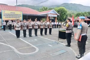 Polres Kepulauan Sangihe Gelar Sertijab, Beberapa Posisi Strategis Diganti 