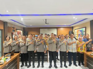 Polres Bitung Dukung Penelitian STIK Lemdiklat Polri Soal Strategi Pencegahan Korupsi