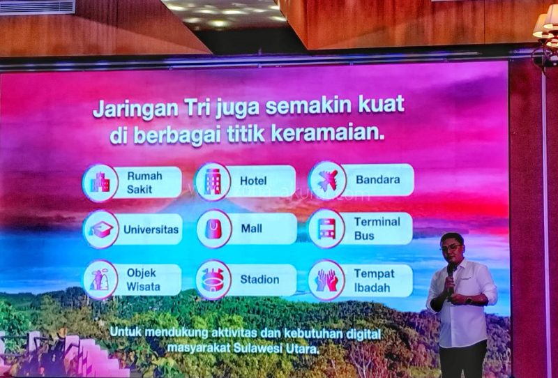 Operasikan Lebih dari 700 BTS di Sulut, Tri Perkuat Jaringan Hingga ke Pelosok