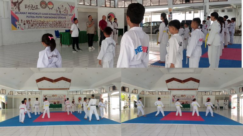 Taekwondo Sangihe Gelar UKT, Jadi Ajang Motivasi Menuju Porprov