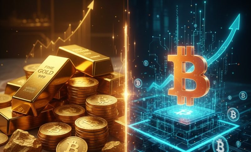 Emas dan Bitcoin Pecah Rekor Dunia, Jadi Pelarian Global dari Dolar Melemah